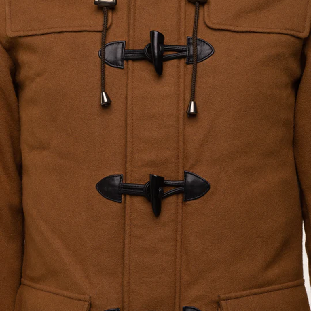 Brown Clifford's Suede Leather Coat