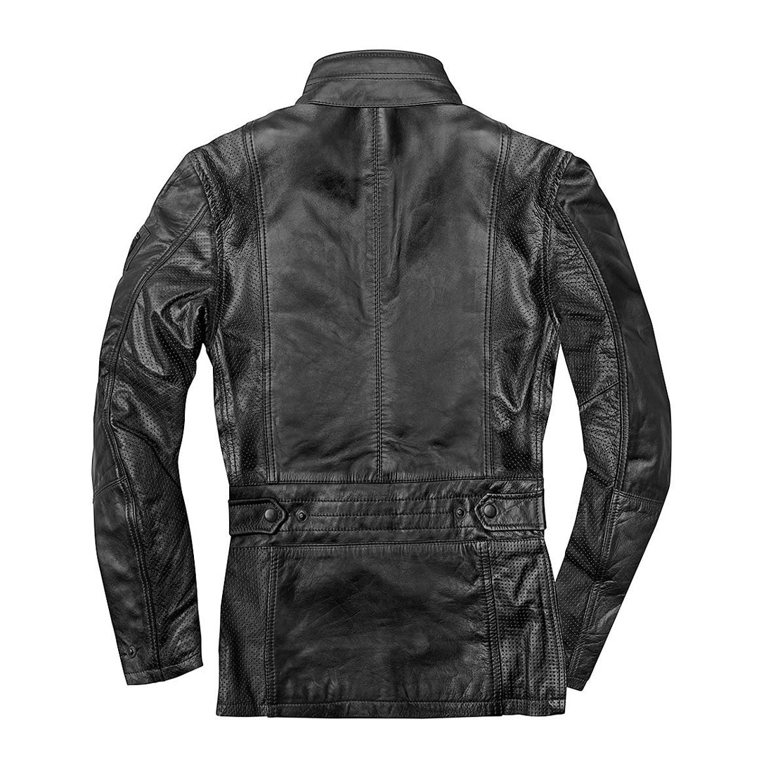 Men's Black-Cafe London Manhattan Leather Jacket