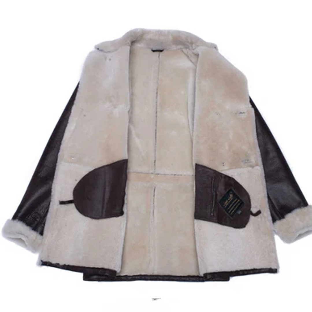 Black Jozef's Buttoned Shearling Coat