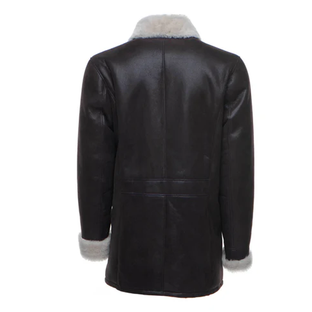 Black Jozef's Buttoned Shearling Coat