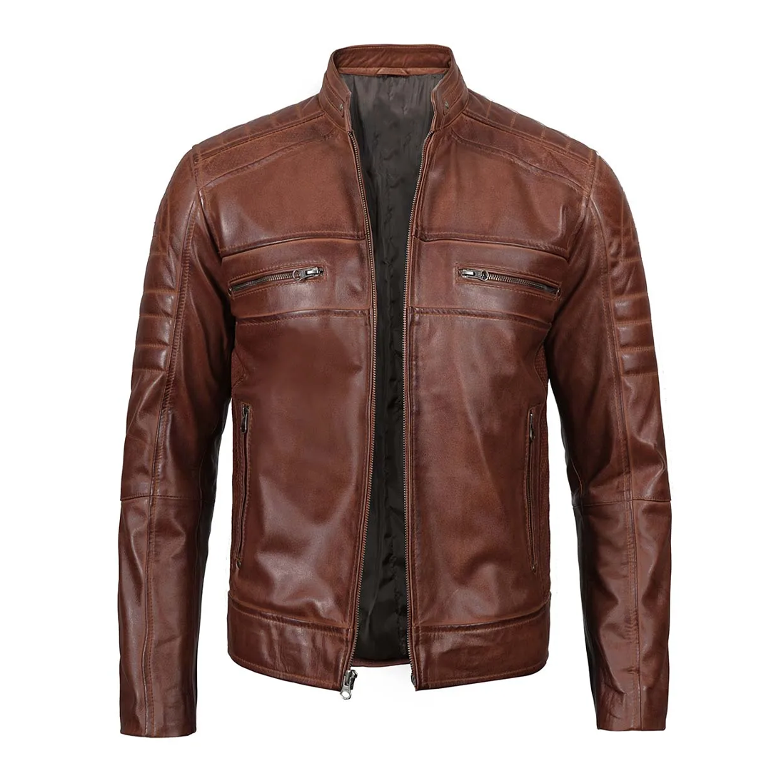 Men's Austin Premuim Leather Jacket