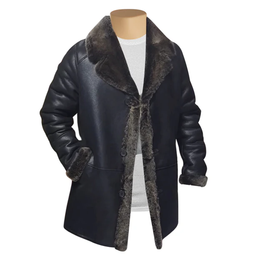 Black Hal Park's Traditional Shearling Coat