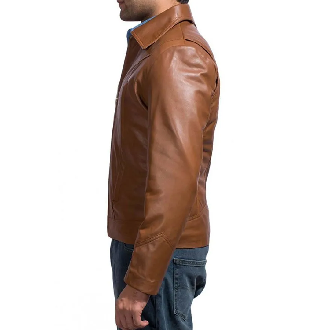 X Men Brown Days of Future Past Leather Jacket