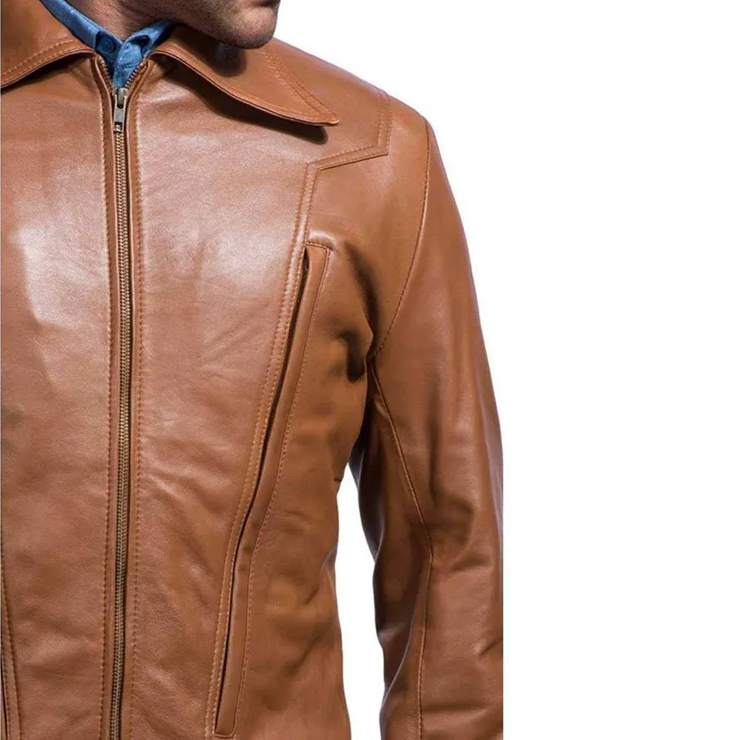 X Men Brown Days of Future Past Leather Jacket