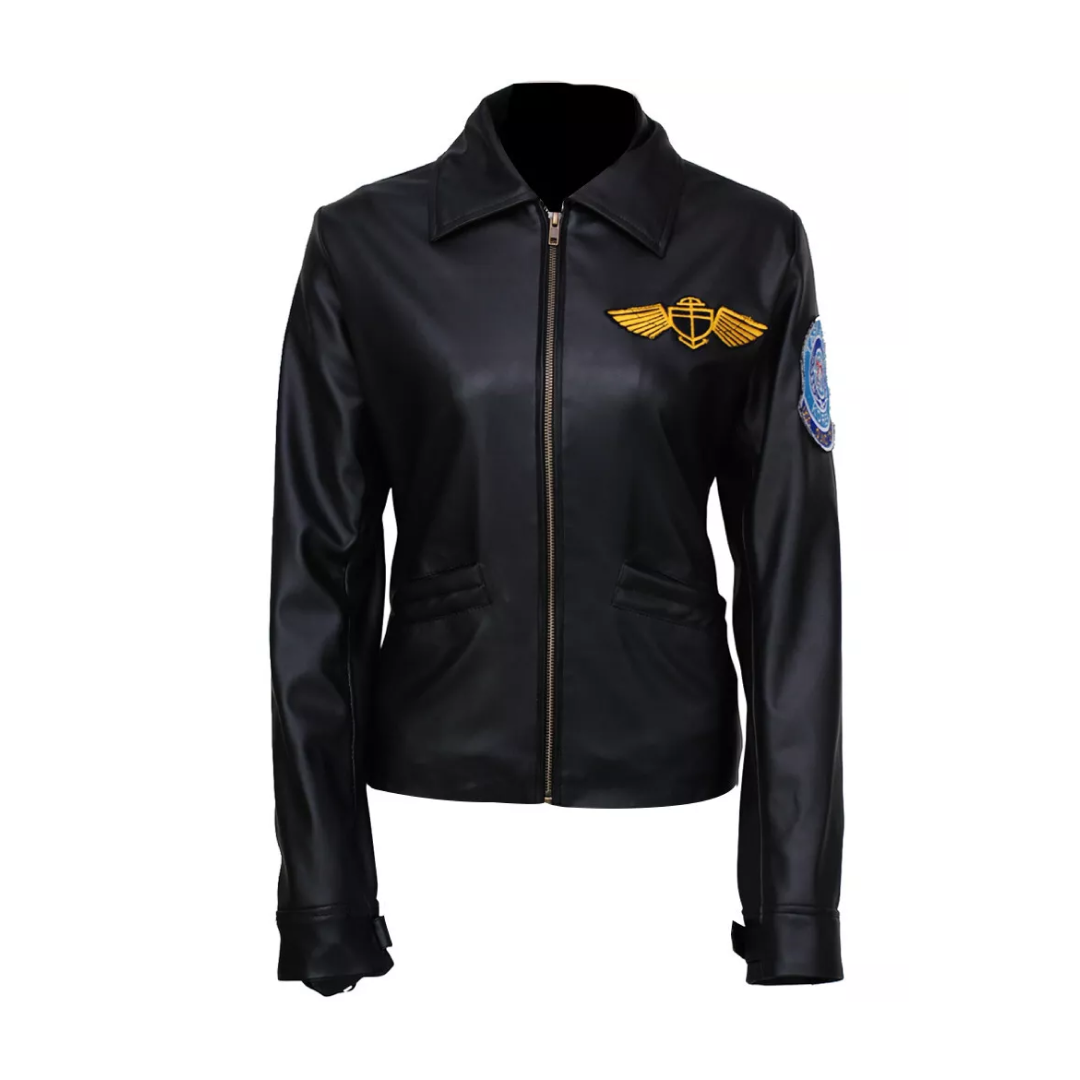 Top Gun Black Charlie Leather Jacket