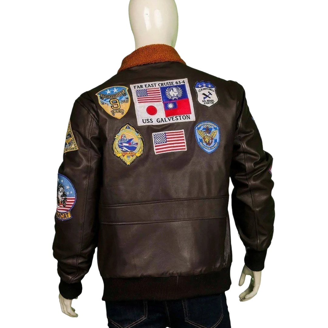 Top Gun Tom Cruise G1 Flight Maverick Leather Jacket