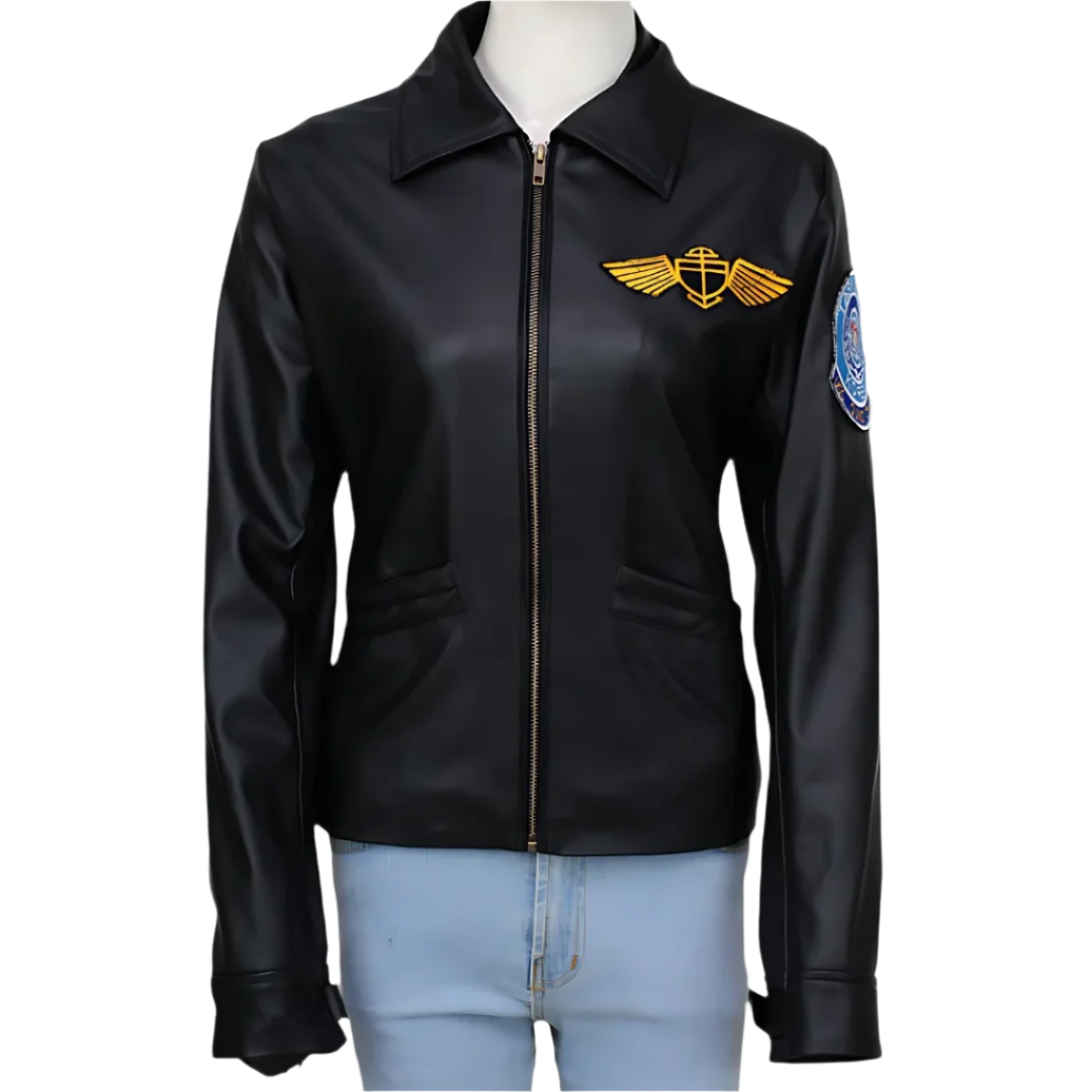 Top Gun Black Charlie Leather Jacket